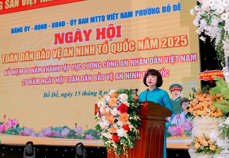 Ngày hội toàn dân bảo vệ an ninh Tổ quốc tại Bồ Đề: Lan tỏa sức mạnh đoàn kết vì bình yên cuộc sống- Ảnh 3.