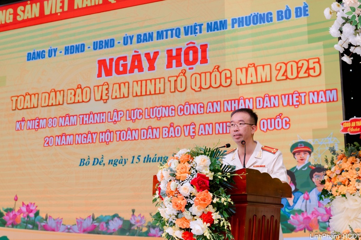 Ngày hội toàn dân bảo vệ an ninh Tổ quốc tại Bồ Đề: Lan tỏa sức mạnh đoàn kết vì bình yên cuộc sống- Ảnh 7.