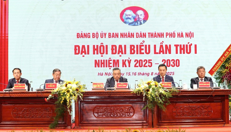 Đại hội Đảng bộ UBND thành phố Hà Nội lần thứ I: Khẳng định vai trò hạt nhân chính trị, tiên phong trong kỷ nguyên mới- Ảnh 5.