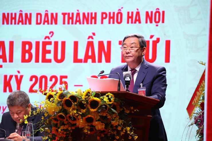 Đại hội Đảng bộ UBND thành phố Hà Nội lần thứ I: Khẳng định vai trò hạt nhân chính trị, tiên phong trong kỷ nguyên mới- Ảnh 7.