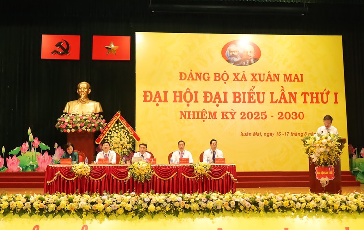Xã Xuân Mai phấn đấu đến năm 2030 trở thành trung tâm kinh tế, văn hóa, xã hội, giáo dục, y tế phía Tây Thủ đô- Ảnh 3.