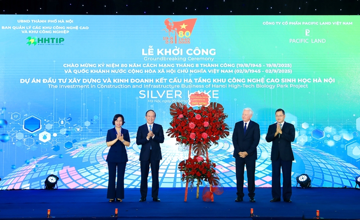 Hanoi commences construction of Hanoi biotech park- Ảnh 1. Hanoi commences construction of Hanoi biotech park- Ảnh 1.