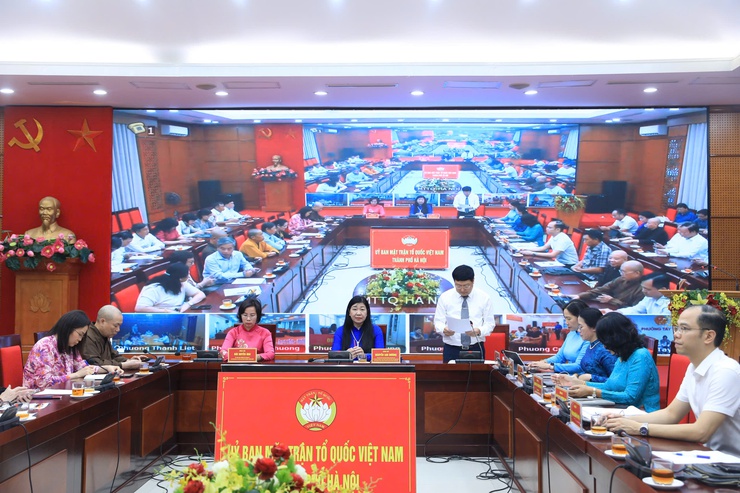 Ủy ban MTTQ Việt Nam Thành phố quán triệt các văn bản tổ chức Đại hội MTTQ Việt Nam các cấp- Ảnh 1.