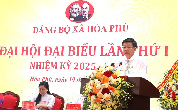 Phó Chủ tịch UBND Thành phố Dương Đức Tuấn: Xây dựng xã Hòa Phú văn minh, giàu bản sắc- Ảnh 2.