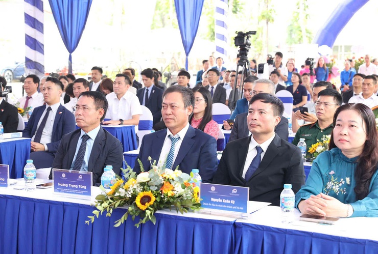 Phó Chủ tịch UBND Thành phố Nguyễn Trọng Đông dự khánh thành Nhà máy xử lý nước thải Yên Xá- Ảnh 1.