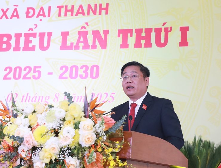 Đại hội đại biểu xã Đại Thanh lần thứ I: Sự khởi đầu cho hành trình phát triển mới- Ảnh 4.