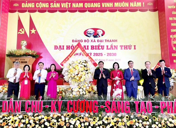 Đại hội đại biểu xã Đại Thanh lần thứ I: Sự khởi đầu cho hành trình phát triển mới- Ảnh 2.