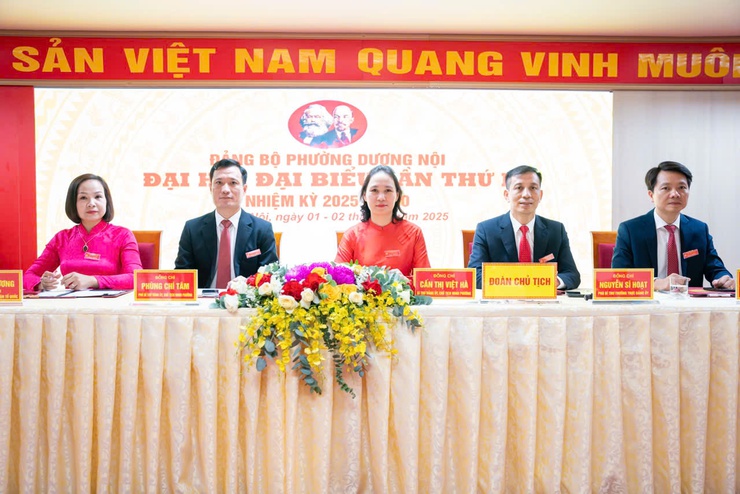 Đại hội Đảng bộ phường Dương Nội lần thứ I thành công tốt đẹp- Ảnh 3.