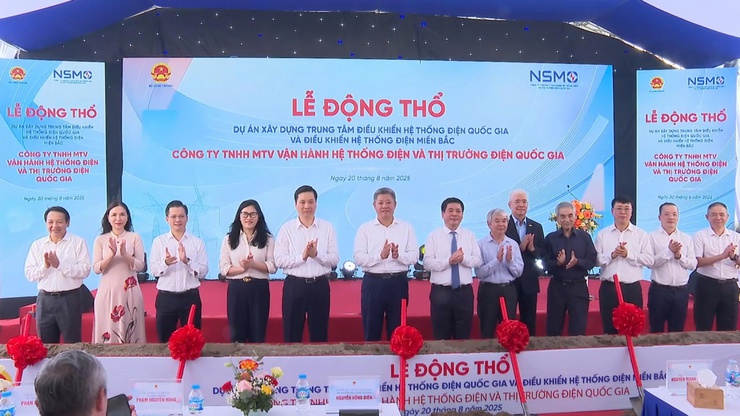 Động thổ dự án Trung tâm điều khiển hệ thống điện quốc gia- Ảnh 1.