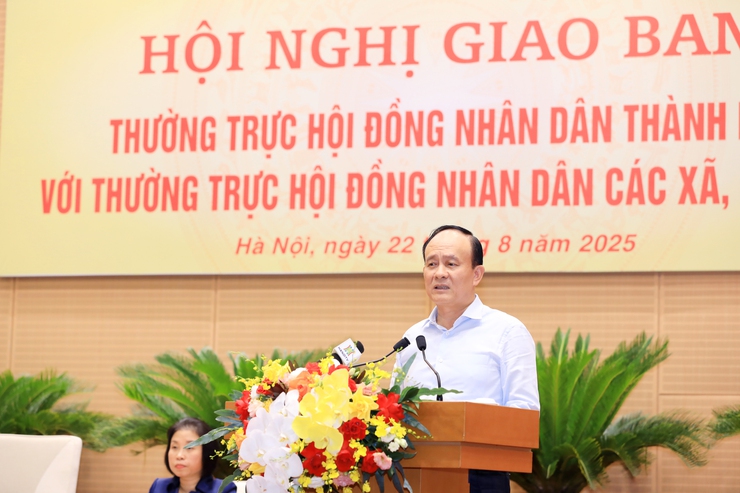 Thường trực HĐND Thành phố giao ban với Thường trực HĐND các xã, phường- Ảnh 9.