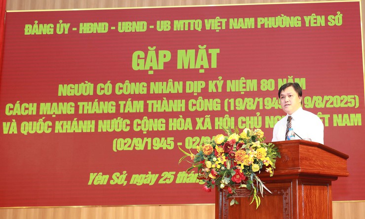 Phường Yên Sở: Tri ân người có công là "thước đo niềm tin" của nhân dân với chính quyền- Ảnh 2.