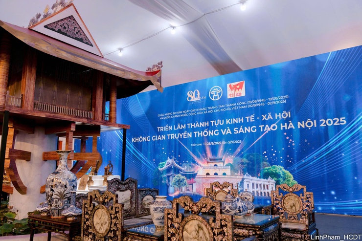Hà Nội sẵn sàng cho Triển lãm Không gian truyền thống và sáng tạo 2025 chào mừng Quốc khánh 2/9- Ảnh 7.