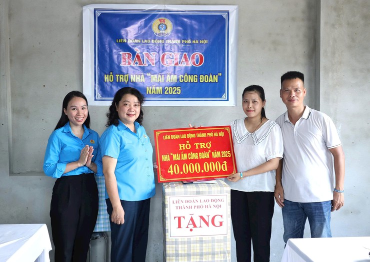 Hà Nội: Hơn 1,2 tỷ đồng tiếp sức giấc mơ an cư cho đoàn viên khó khăn- Ảnh 1.
