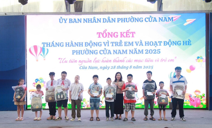 Phường Cửa Nam tổ chức tổng kết Tháng hành động vì trẻ em- Ảnh 2.