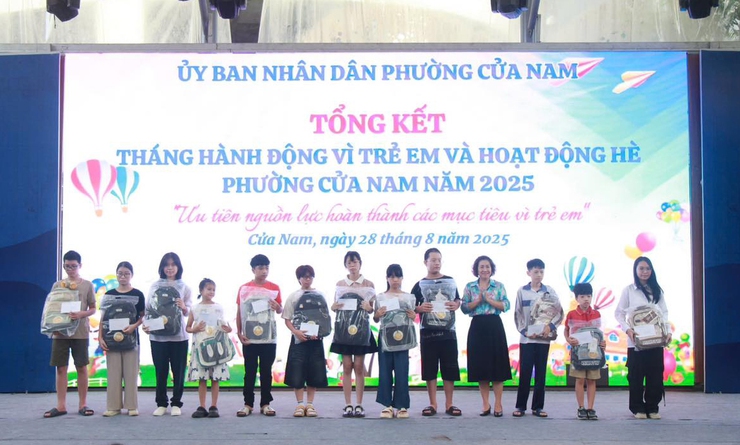 Phường Cửa Nam tổ chức tổng kết Tháng hành động vì trẻ em- Ảnh 3.