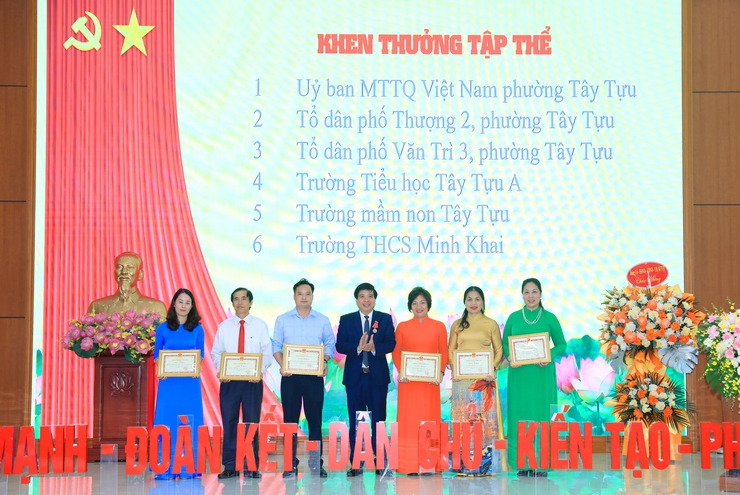 Phường Tây Tựu tổng kết phong trào thi đua và công tác khen thưởng giai đoạn 2020-2025- Ảnh 3.