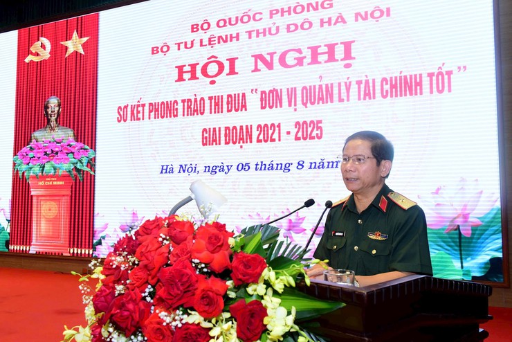 Bộ Tư lệnh Thủ đô Hà Nội sơ kết phong trào thi đua “Đơn vị quản lý tài chính tốt”- Ảnh 1.