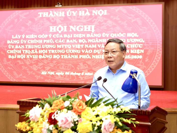Tiếp tục tiếp thu, bổ sung Dự thảo văn kiện Đại hội Đảng bộ Thành phố đảm bảo chất lượng cao nhất- Ảnh 2.