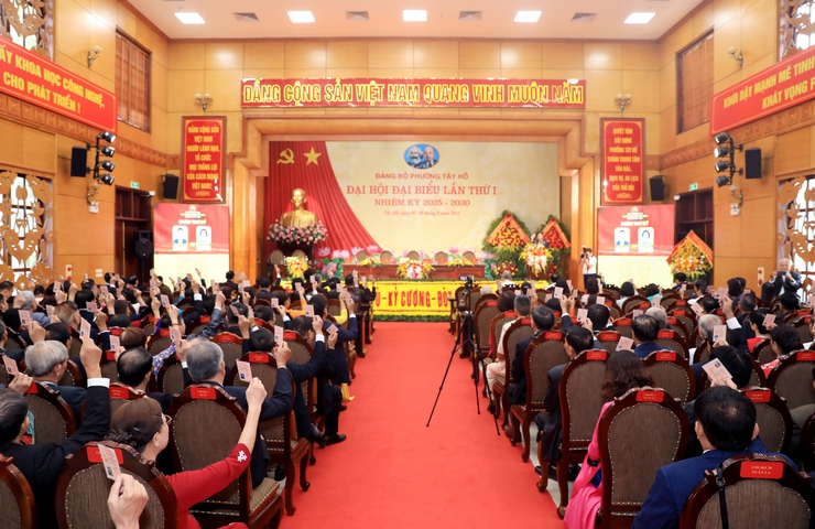 Đại hội đại biểu Đảng bộ phường Tây Hồ lần thứ I tiến hành phiên trù bị- Ảnh 5.