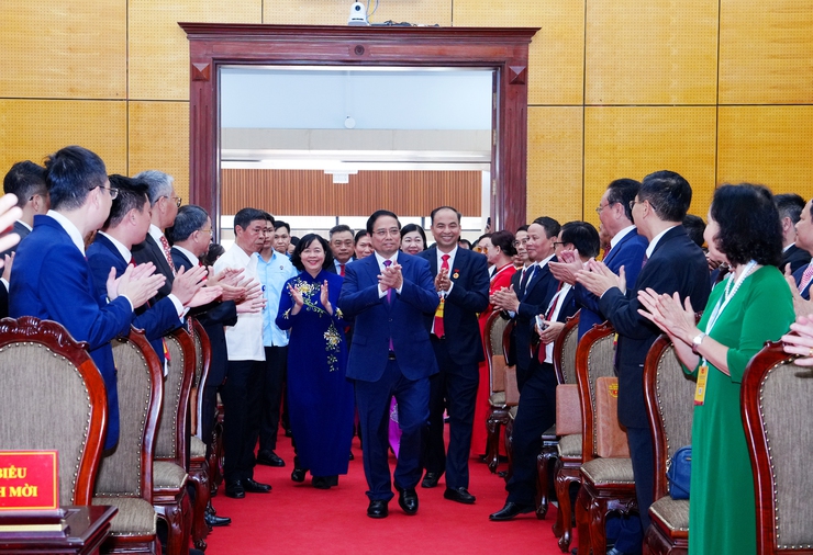 Thủ tướng Chính phủ Phạm Minh Chính dự Đại hội đại biểu lần thứ I Đảng bộ phường Tây Hồ- Ảnh 1.