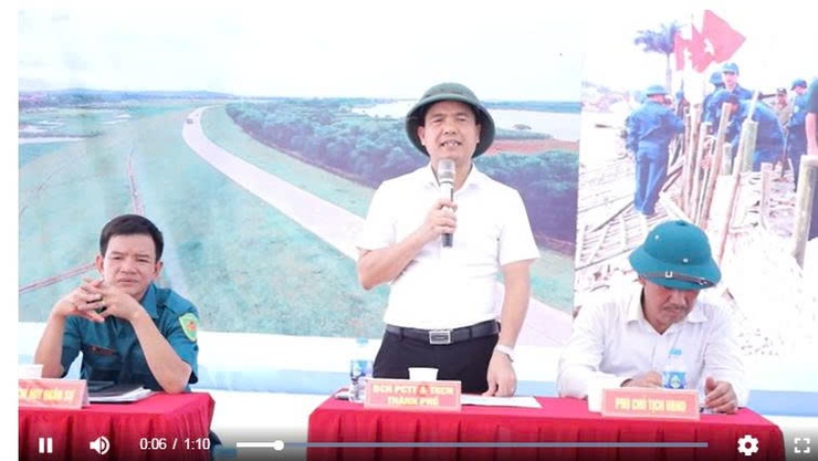 Xã Phúc Lộc diễn tập thực hành xử lý một số tình huống trong công tác phòng, chống thiên tai- Ảnh 3.