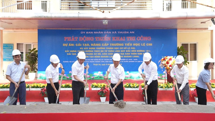 Thuận An khởi công hàng loạt công trình chào mừng Đại hội Đảng- Ảnh 1.