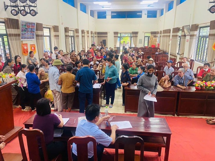 Xã Đại Xuyên tích cực chi trả quà cho người dân dịp 2/9- Ảnh 1.