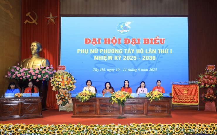 Đại hội Đại biểu Phụ nữ phường Tây Hồ lần thứ I thành công tốt đẹp- Ảnh 5.