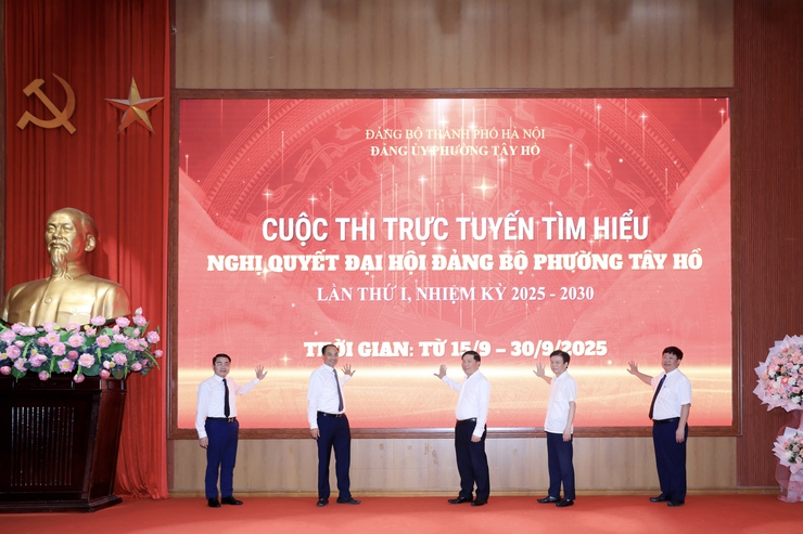 Tây Hồ tổng kết công tác tổ chức Đại hội và triển khai Nghị quyết Đại hội Đảng bộ phường lần thứ I- Ảnh 8.