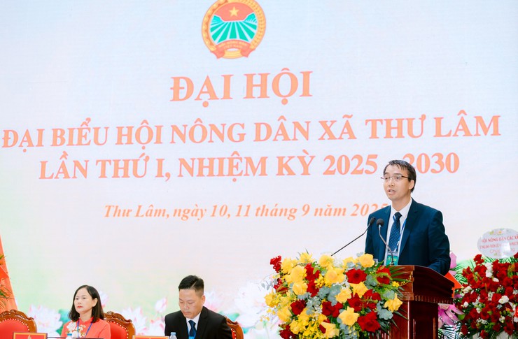 Đại hội đại biểu Hội Nông dân xã Thư Lâm lần thứ I, nhiệm kỳ 2025-2030- Ảnh 2.