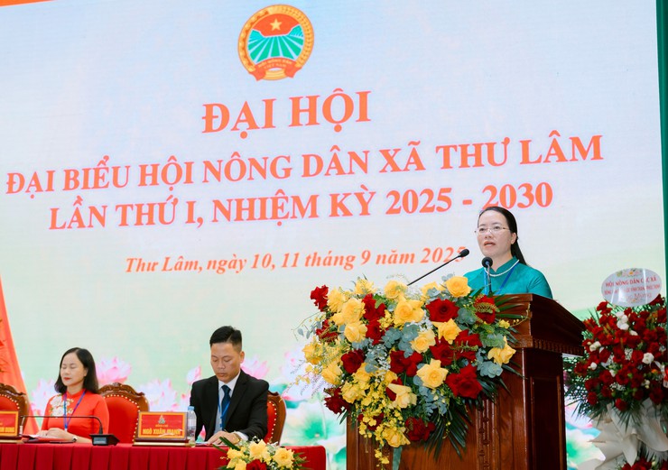Đại hội đại biểu Hội Nông dân xã Thư Lâm lần thứ I, nhiệm kỳ 2025-2030- Ảnh 3.