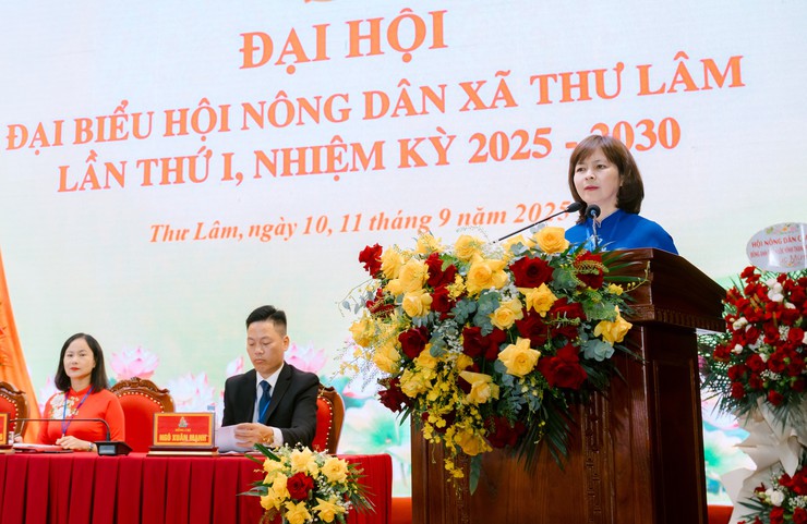 Đại hội đại biểu Hội Nông dân xã Thư Lâm lần thứ I, nhiệm kỳ 2025-2030- Ảnh 5.