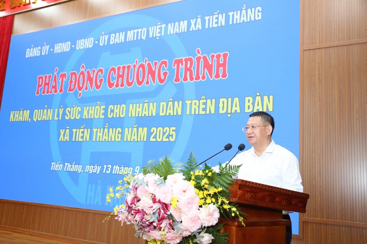 Hơn 60.000 người dân xã Tiến Thắng được khám, quản lý sức khỏe miễn phí- Ảnh 2.