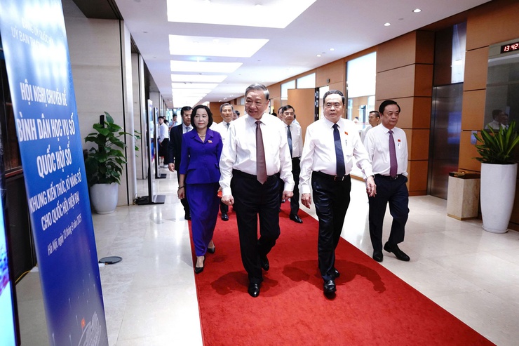 “Bình dân học vụ số” phải trở thành phong trào cách mạng, toàn dân, toàn diện, bao trùm, sâu rộng- Ảnh 1.