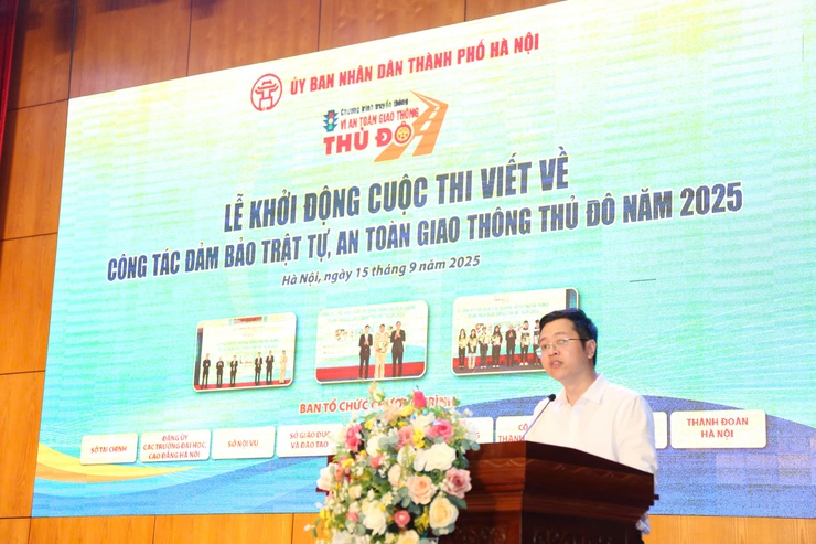 Khởi động Cuộc thi viết thuộc Chương trình truyền thông “Vì An toàn giao thông Thủ đô” năm 2025- Ảnh 5.