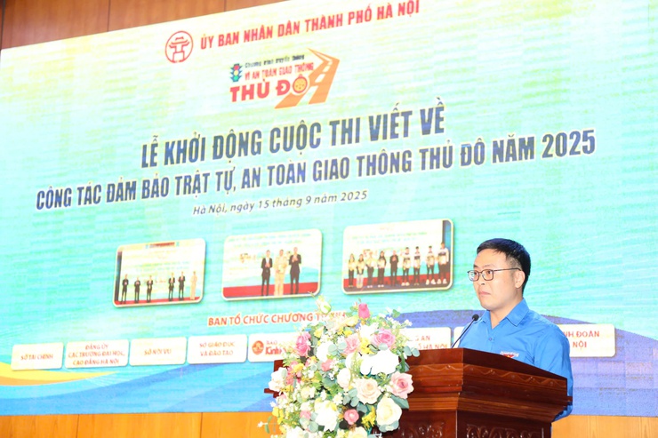 Khởi động Cuộc thi viết thuộc Chương trình truyền thông “Vì An toàn giao thông Thủ đô” năm 2025- Ảnh 4.