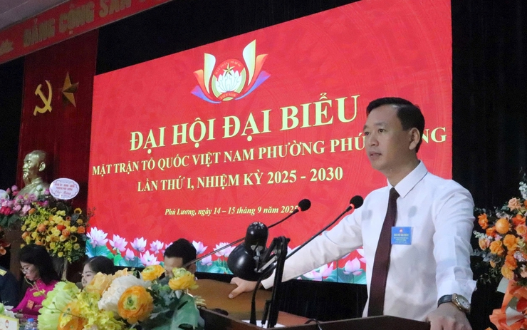 Đồng chí Tạ Thị Nhẫn giữ chức Chủ tịch Ủy ban MTTQ Việt Nam phường Phú Lương nhiệm kỳ 2025-2030- Ảnh 4.