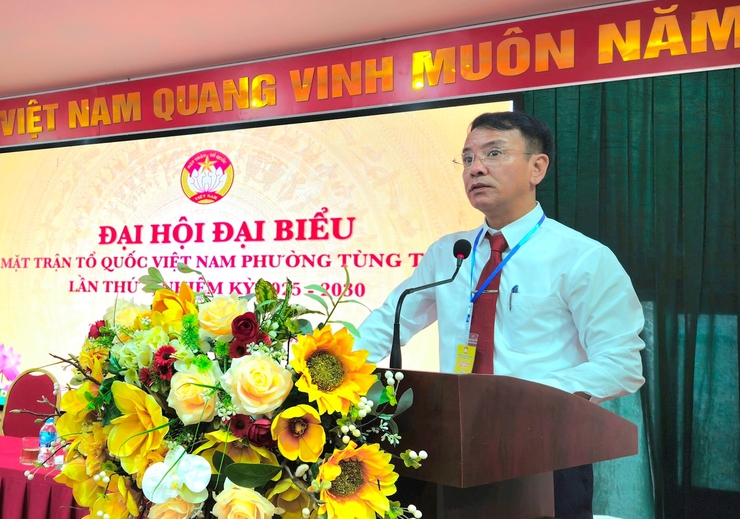 Đồng chí Vũ Dư Hùng giữ chức Chủ tịch Ủy ban MTTQ Việt Nam phường Tùng Thiện nhiệm kỳ 2025-2030- Ảnh 5.