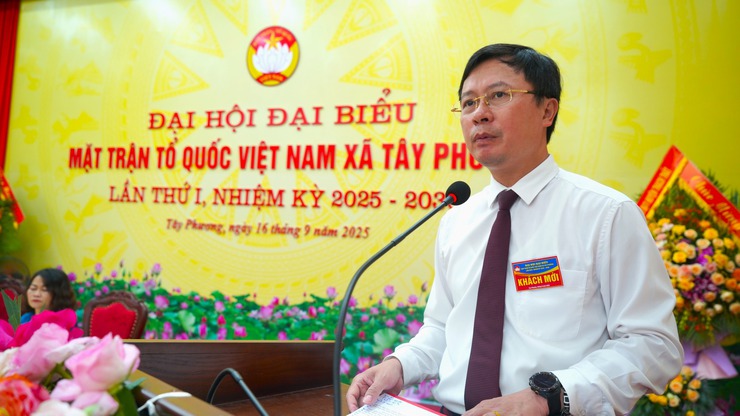 Đại hội đại biểu Mặt trận Tổ quốc Việt Nam xã Tây Phương lần thứ I thành công tốt đẹp- Ảnh 3.