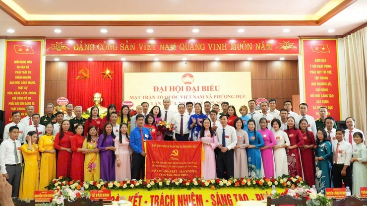 Đại hội đại biểu MTTQ xã Phượng Dực lần thứ I: Khẳng định vai trò hạt nhân đoàn kết nhân dân- Ảnh 4.