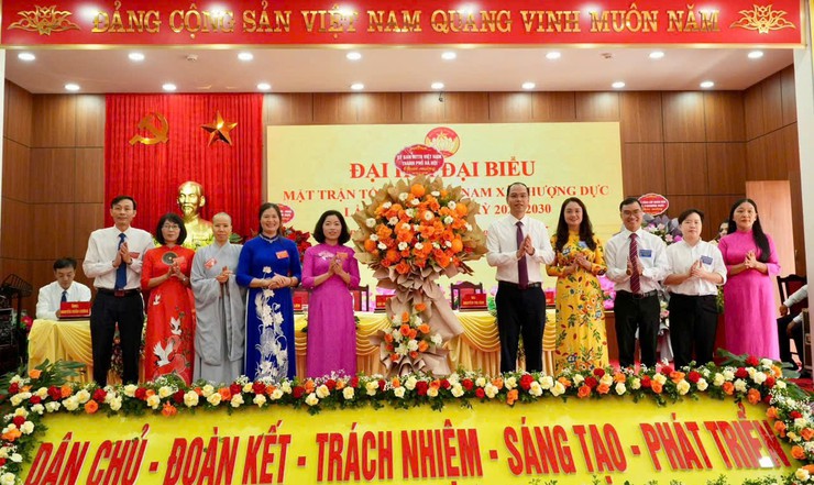 Đại hội đại biểu MTTQ xã Phượng Dực lần thứ I: Khẳng định vai trò hạt nhân đoàn kết nhân dân- Ảnh 2.