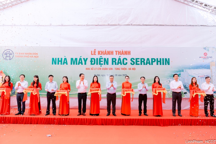 Hà Nội khánh thành Nhà máy điện rác Seraphin hiện đại hàng đầu Đông Nam Á- Ảnh 1.