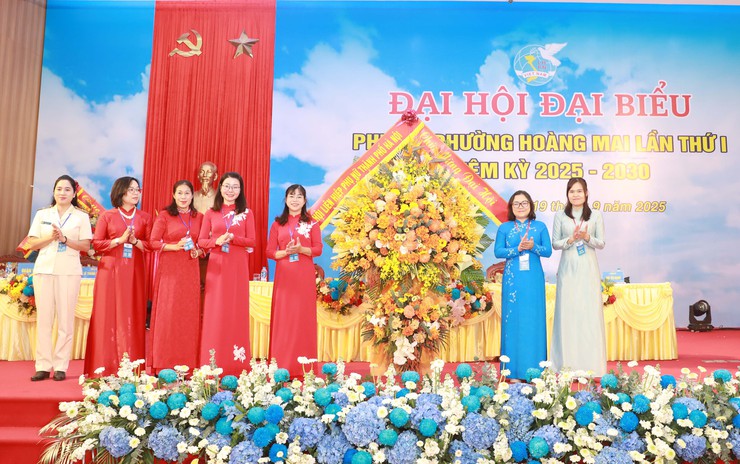 Đại hội đại biểu Hội LHPN phường Hoàng Mai lần thứ I, nhiệm kỳ 2025-2030- Ảnh 2.