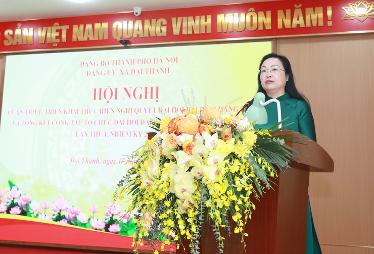 Xã Đại Thanh quán triệt, triển khai Nghị quyết Đại hội Đảng bộ xã lần thứ I- Ảnh 3.
