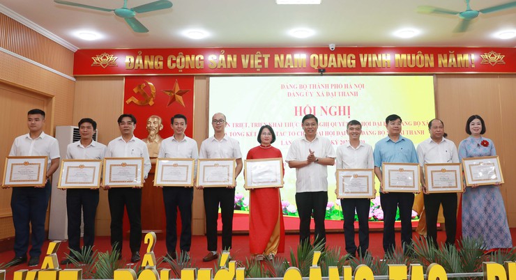 Xã Đại Thanh quán triệt, triển khai Nghị quyết Đại hội Đảng bộ xã lần thứ I- Ảnh 6.