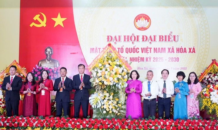 Đại hội đại biểu MTTQ xã Hòa Xá: Đoàn kết, đổi mới vì mục tiêu phát triển bền vững- Ảnh 1.