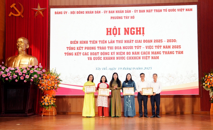 Thi đua yêu nước - động lực đưa Tây Hồ đổi thay mạnh mẽ- Ảnh 1.