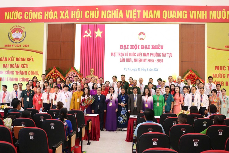 Đại hội đại biểu Mặt trận tổ quốc Việt Nam phường Tây Tựu lần thứ I thành công tốt đẹp- Ảnh 4.