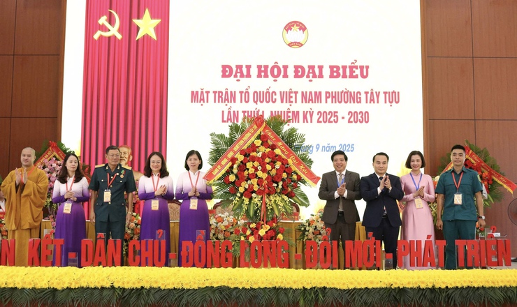 Đại hội đại biểu Mặt trận tổ quốc Việt Nam phường Tây Tựu lần thứ I thành công tốt đẹp- Ảnh 2.