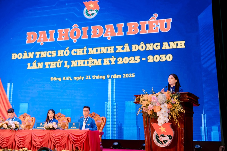 Đại hội đại biểu Đoàn TNCS Hồ Chí Minh xã Đông Anh lần thứ I thành công tốt đẹp- Ảnh 3.